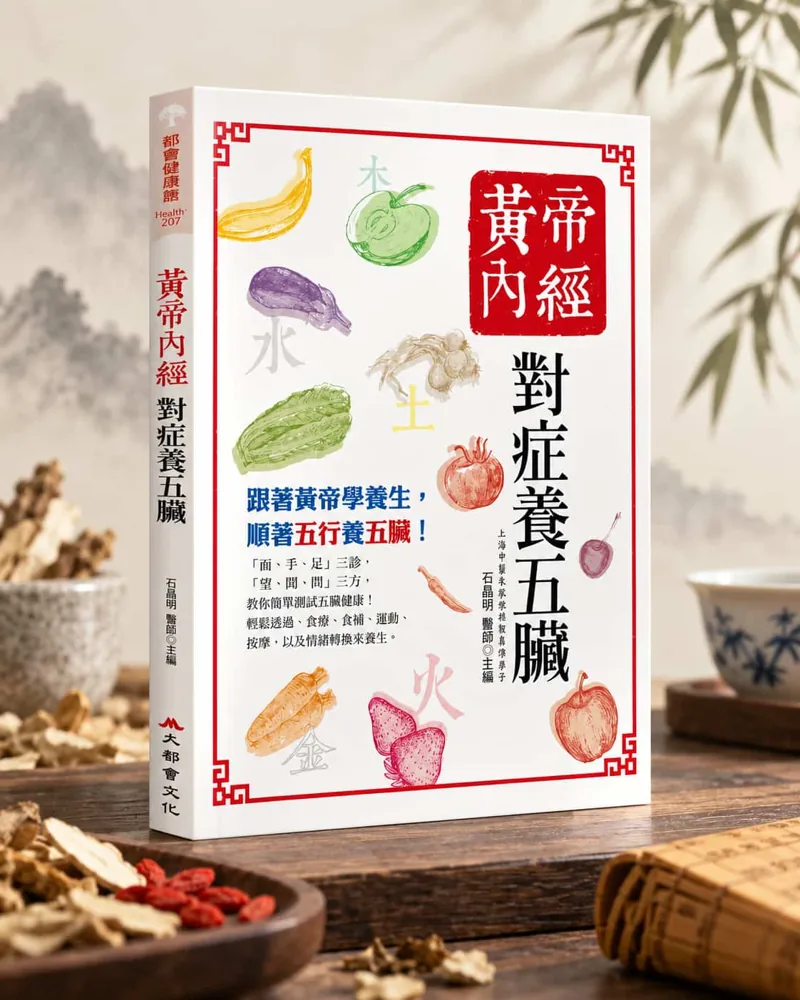 黃帝內經 對症養五臟 書籍示意圖